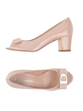 Donna Serena Leather Nude Sandals Shoes Sz 6.5